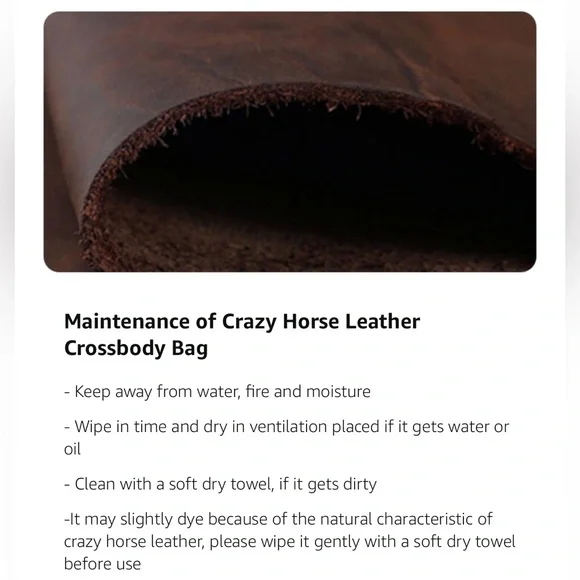 S-Zone leather crossbody purse bag - Picture 15 of 15